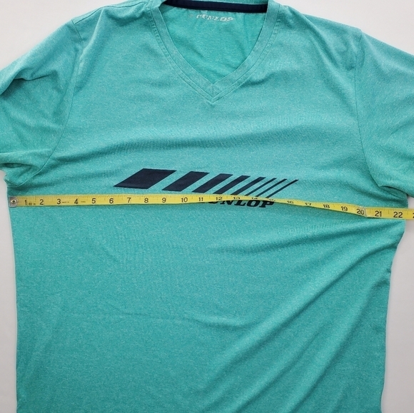 Dunlop Graphic Performance SS T Shirts Men Athletic Bundled Lot (2) Mint Coral - Picture 6 of 15